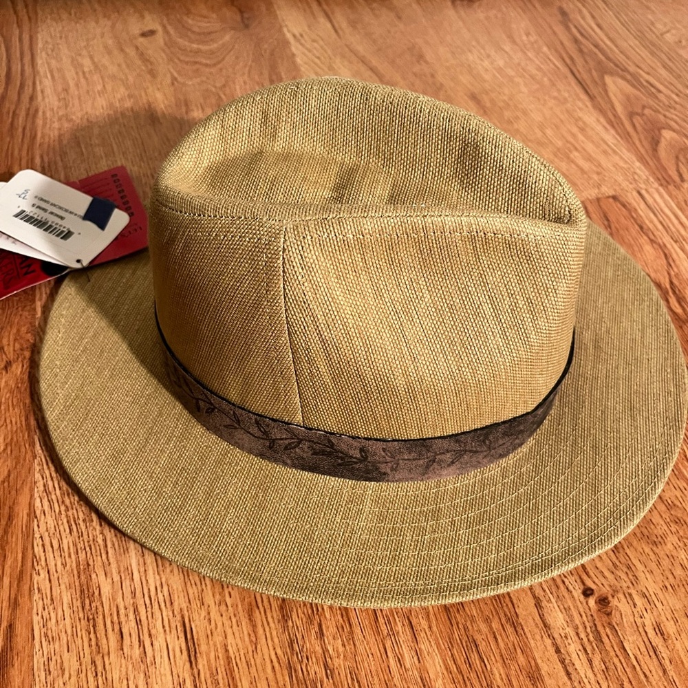 Stylish Tan Fedora Hat